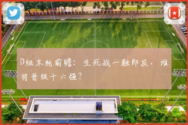 D组末轮前瞻:生死战一触即发,谁将晋级十六强?