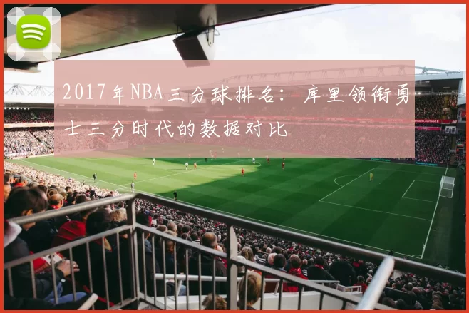 2017年NBA三分球排名：库里领衔勇士三分时代的数据对比